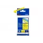 Juosta etikečių Brother TZe-631 (TZe) 12 mm x 8 m, juoda ant geltonos