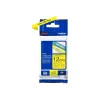 Juosta etikečių Brother TZe-631 (TZe) 12 mm x 8 m, juoda ant geltonos