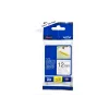 Lipni juosta Brother TZeS231 juoda ant baltos 1,2 cm 8 m