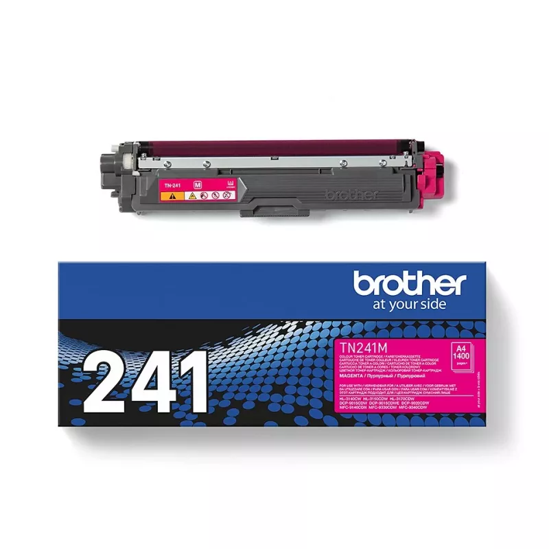 Brother TN-241M rausvo tono (magenta) tonerio kasetė, 1400 puslapių