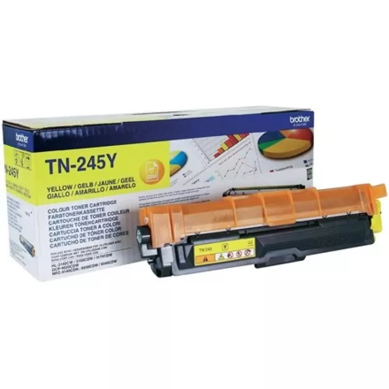 Brother TN-245Y geltonas tonerio kasetė, 2200 puslapių