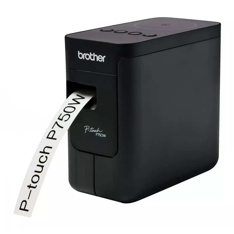 Brother PT-P750W | Monochrominis | Terminis | Etikečių spausdintuvas | Wi-Fi | Maksimalus ISO A serijos popieriaus dydis Kita | Juoda