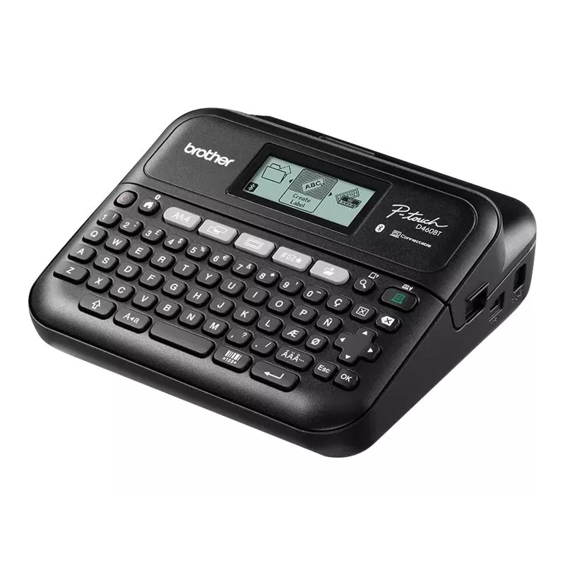 Etikečių spausdintuvas Brother PT-D460BTVP terminis perkėlimas 180×180 DPI 30 mm/s laidinis ir Bluetooth QWERTY TZe juosta