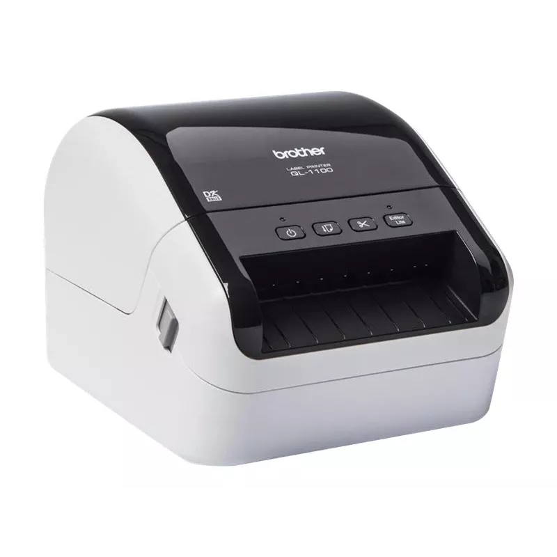 Etikečių spausdintuvas Brother QL-1100 terminis 300 x 300 DPI 110 mm/s laidinis DK