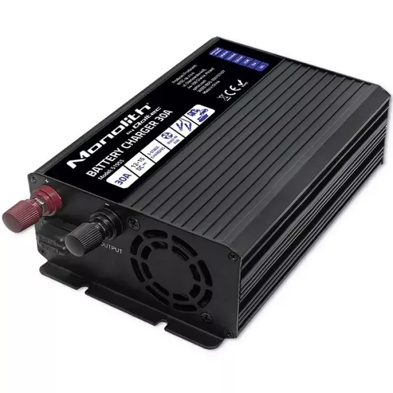 Baterijų įkroviklis QOLTEC 51955 — 30A 12V LiFePO4, AGM, GEL, SLA