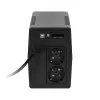Rebel Nanopower Plus 850 UPS | Nepertraukiamo maitinimo šaltinis | Off-line | Sinusoida | 850VA | 480W | LCD | USB