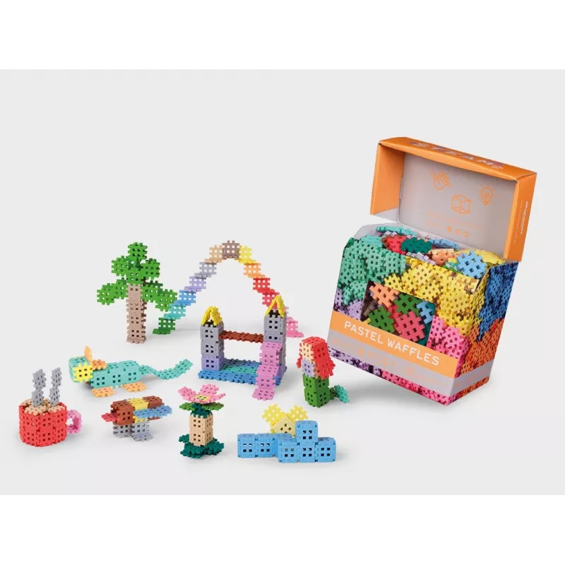 Konstrukciniai blokeliai Marioinex Waffle Blocks mini pastel 500 vnt. rinkinys