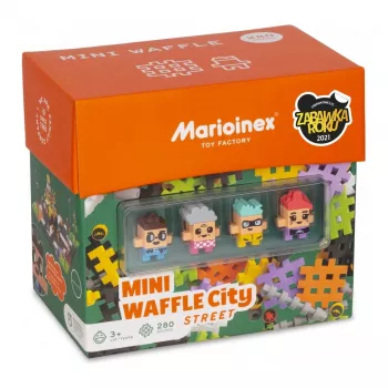 Konstruktorius Marioinex Waffle mini Blocks – Gatvė, 280 dalių