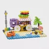 Konstrukcinis rinkinys Marioinex Blocks Waffle mini Food Truck 904244 spalvotas statybos rinkinys