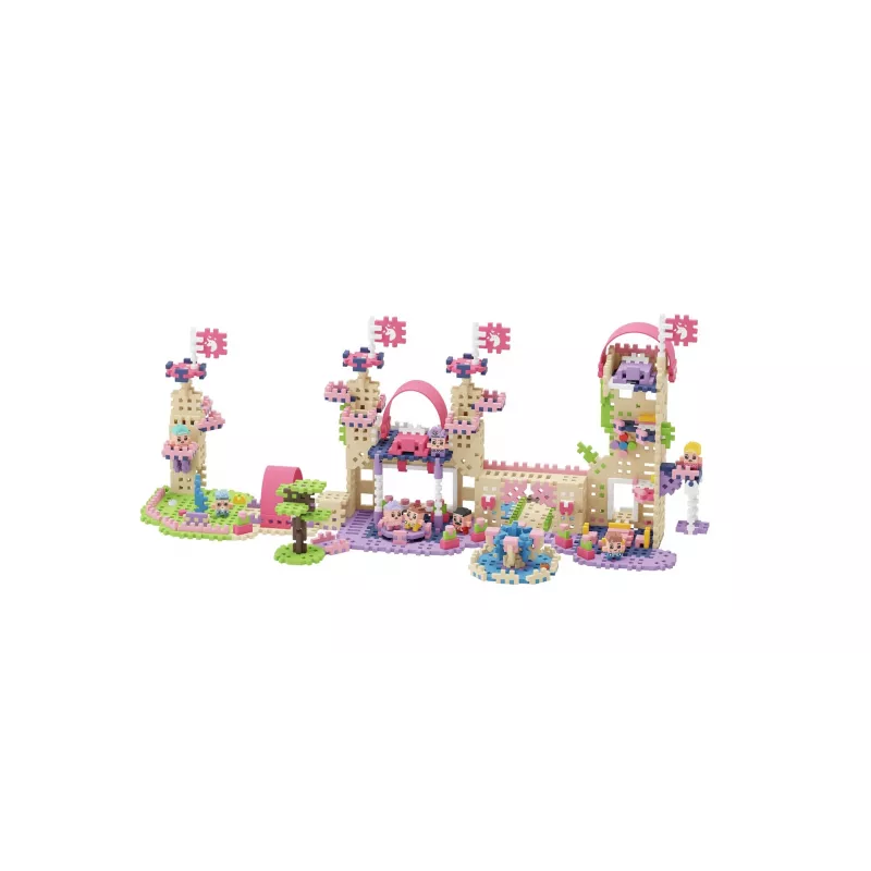 Konstrukcinis rinkinys Marioinex Waffle Mini Blocks Princess – 280 dalių, įvairiaspalvis, dėžutė, nuo 6 metų