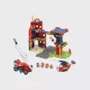 Konstrukcinis rinkinys Marioinex Waffle Blocks Gaisrinė 280 dalių, modelis 906279