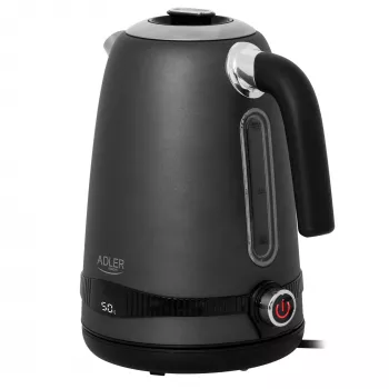 Adler virdulys AD 1295g SS – 2200 W, 1,7 l, nerūdijantis plienas, pilka spalva