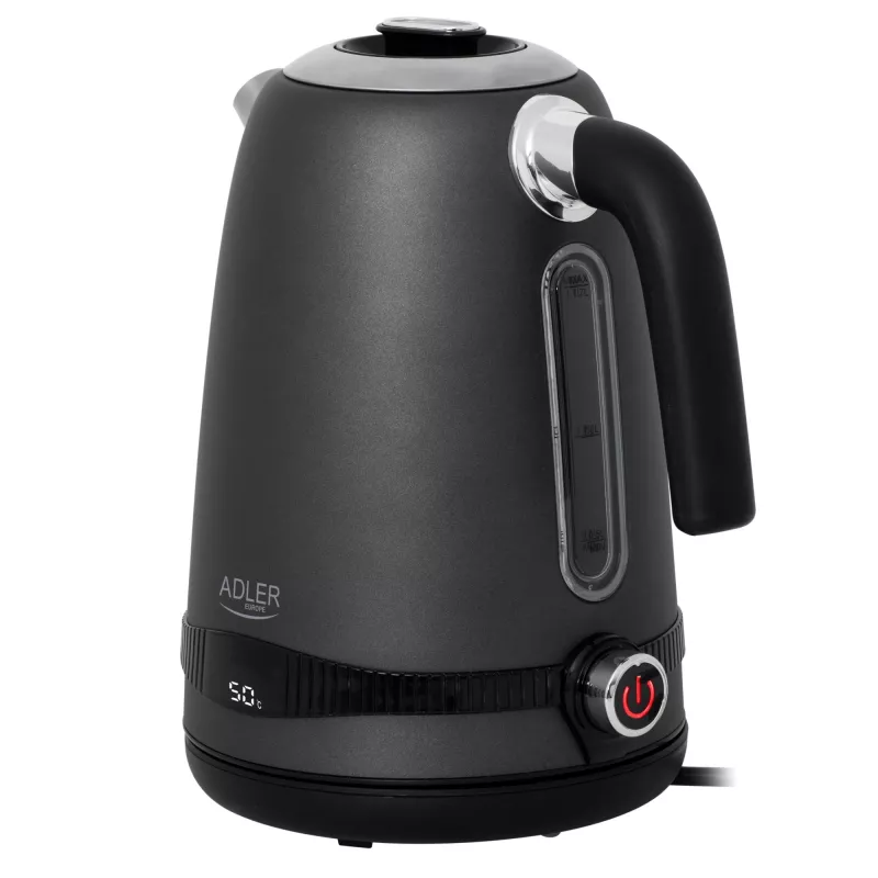 Adler virdulys AD 1295g SS – 2200 W, 1,7 l, nerūdijantis plienas, pilka spalva