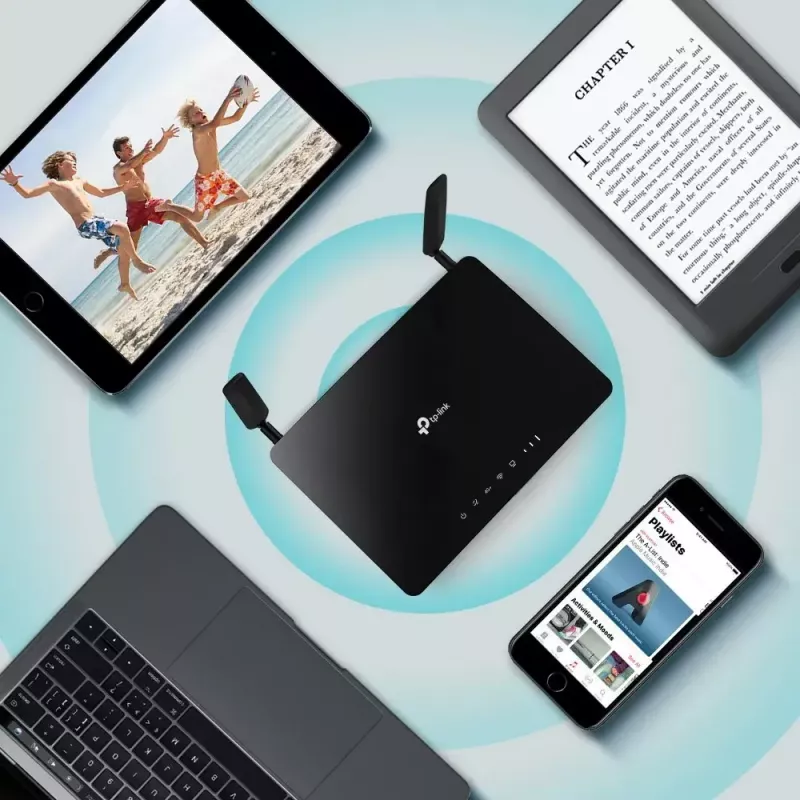 TP-LINK Archer MR600 4G+ LTE maršrutizatorius, Cat6, AC1200, dviejų juostų, Gigabit