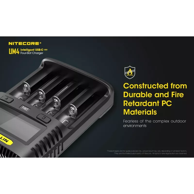 Nitecore UM4 kroviklis buitinėms baterijoms