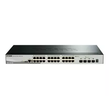 D-Link DGS-1510 valdomas L3 Gigabit Ethernet (10/100/1000) juodas