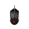 MSI Clutch GM08 žaidimų pelė, USB 2.0, juoda
