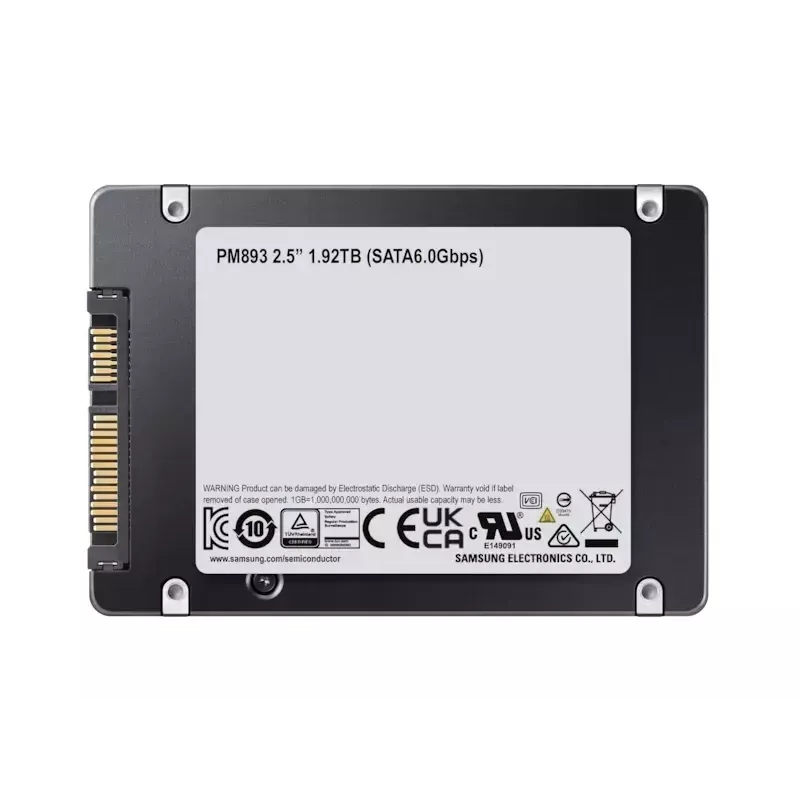 Samsung PM893 SSD 1,92 TB 2,5 colio SATA III MZ7L31T9HBLT-00A07