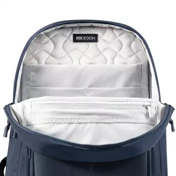Kuprinė XDDESIGN Soft Daypack P705.985 Navy – lengva, atspari vandeniui dieninė kuprinė