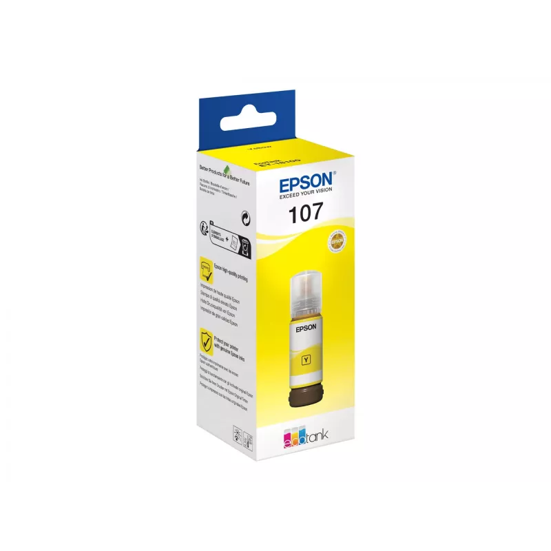 EPSON 108 EcoTank geltonas rašalo buteliukas