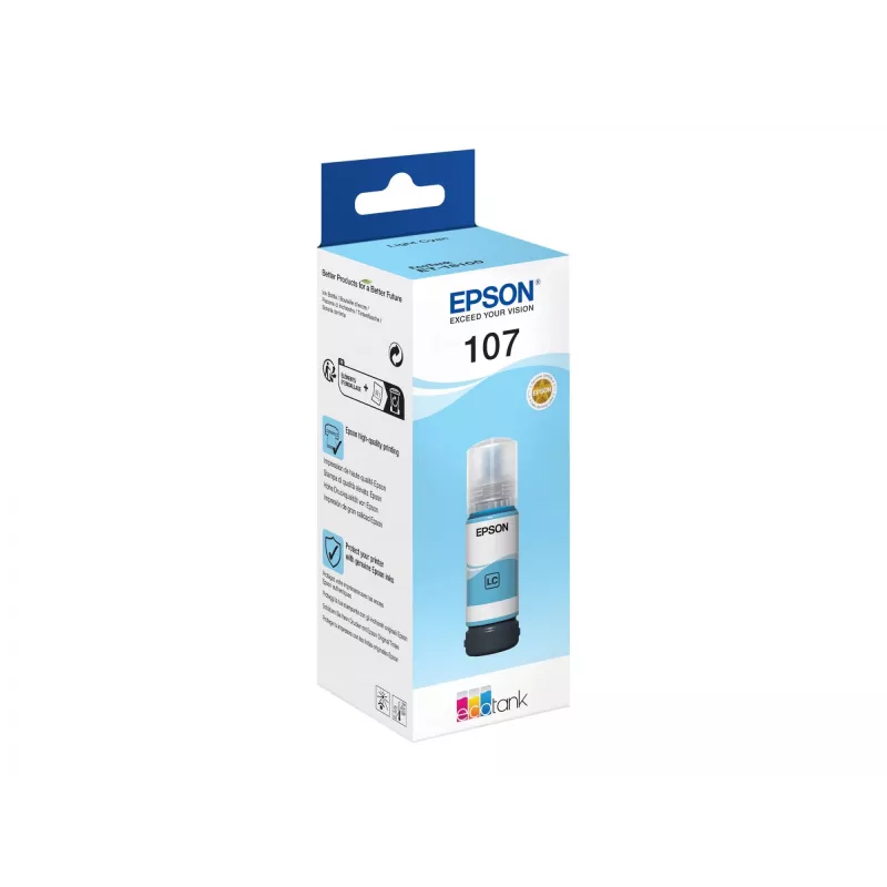 EPSON 108 EcoTank šviesiai mėlyni rašalo buteliukas