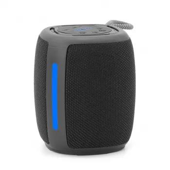 Nešiojamas garsiakalbis Gembird SPK-BT-LED-03-BK Juodas