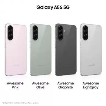 Samsung Galaxy A56 17 cm (6.7 inch) Dual SIM Android 15 5G USB Type-C 8 GB 128 GB 5000 mAh Graphite