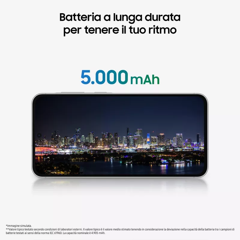 Samsung Galaxy A56 17 cm (6.7 inch) Dual SIM Android 15 5G USB Type-C 8 GB 128 GB 5000 mAh Graphite