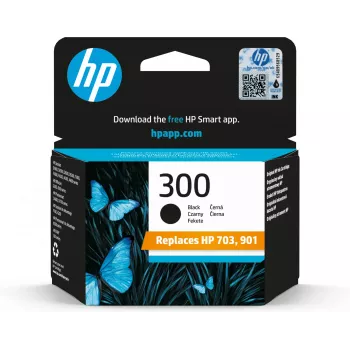 HP 300 original juodi rašalo kasetė Vivera 4 ml, skirta Deskjet D2560 F4280 All-in-One