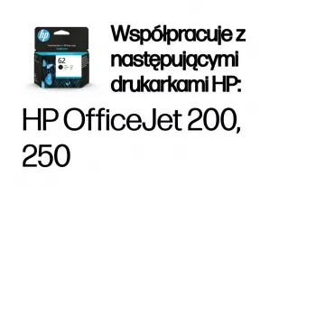 Originali HP 62 juoda kasetė