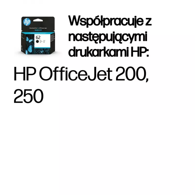 Originali HP 62 juoda kasetė