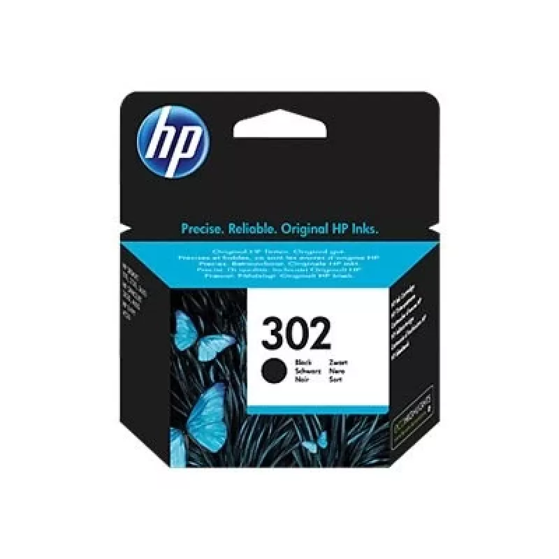 HP 302 Original juoda rašalo kasetė