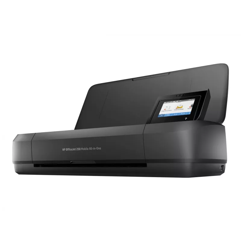 HP Officejet 250 „Visame Viename“ mobilus spalvotas rašalinis daugiafunkcis įrenginys A4, 8 ppm kopijavimas, 10 ppm spausdinimas, 50 lapų, USB, Wi-Fi