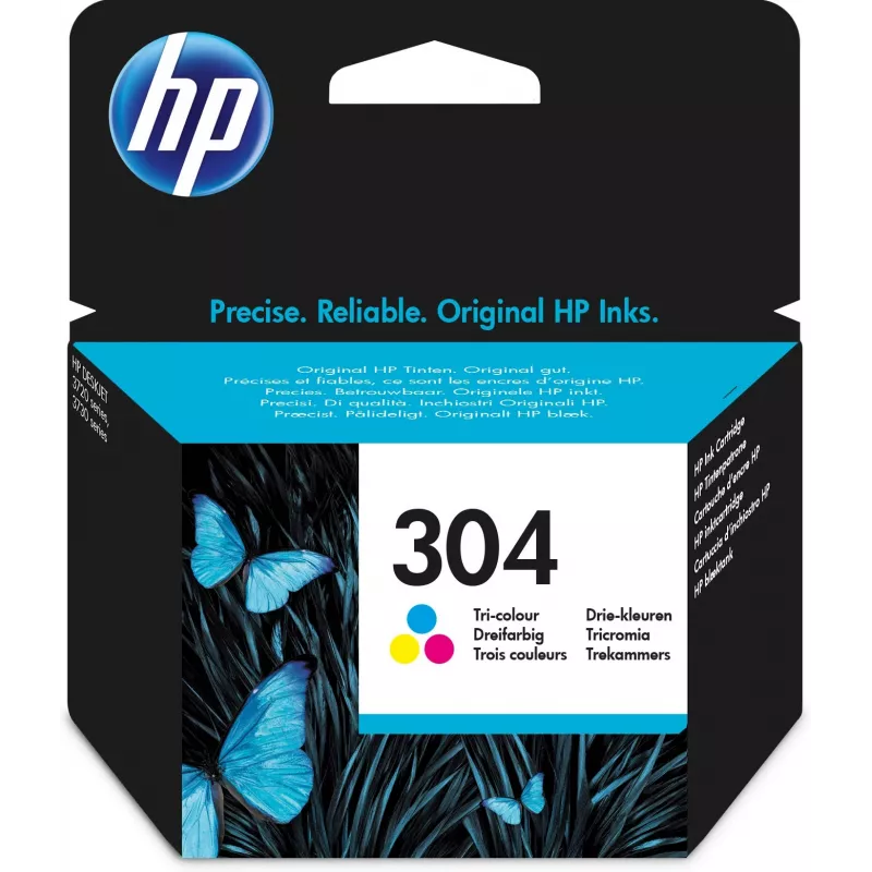 HP 304 Tri-color Original rašalo kasetė