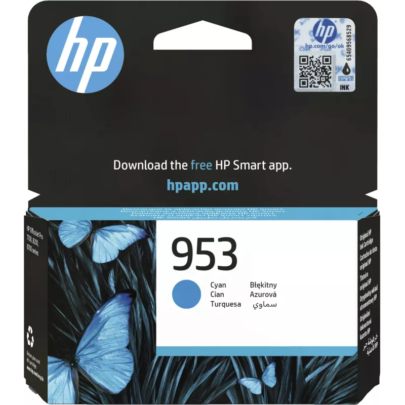 Kasetė HP 953 Cyan 630 puslapių