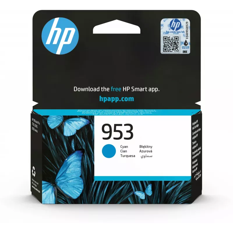 Kasetė HP 953 Cyan 630 puslapių