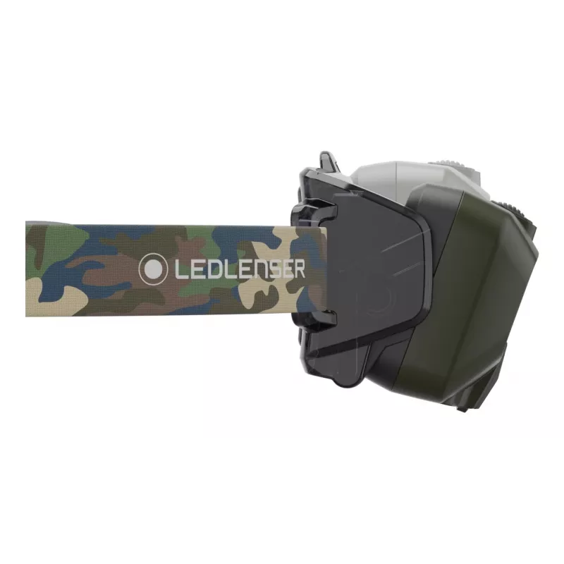 Ledlenser HF8R Core RGB Camouflage – priekinė LED lempa, žalia