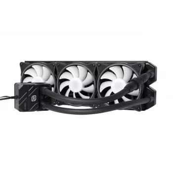 Alphacool Eisbaer Pro Aurora 360 procesoriaus viskas viename skysčio aušintuvas 12 cm juoda, balta 1 vnt.