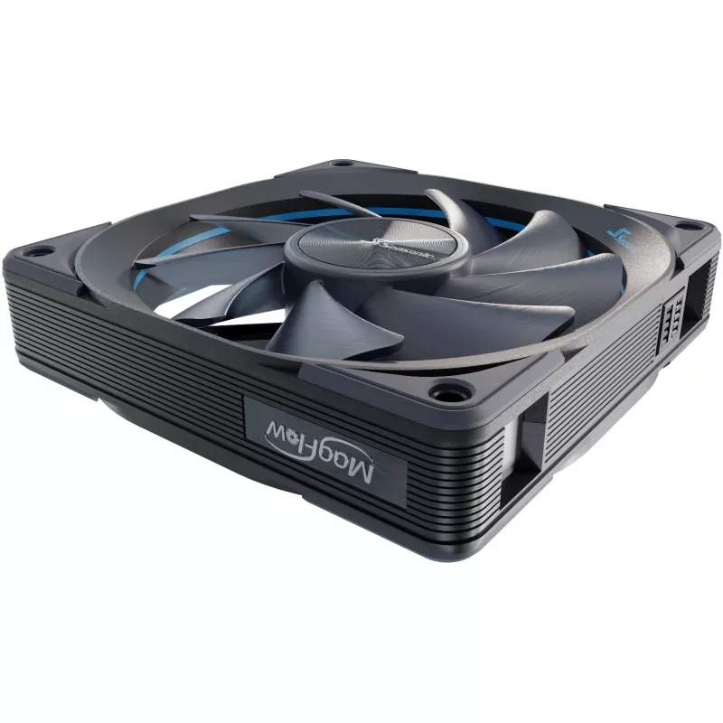 Seasonic MagFlow 1225 PWM 1 ventiliatoriaus rinkinys 120x124x27 mm / FDB guolis / 63,33 CFM / 33,78 dBa / 2200 RPM / Magnetiniai kabeliai