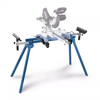 Pjūklo stovas kampiniam pjūklui Scheppach UMF1550, metalinis 4 kojų, maks. apkrova 150 kg, maks. ilgis 194,5 cm