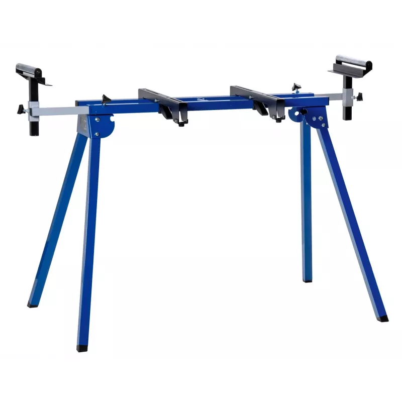 Pjūklo stovas kampiniam pjūklui Scheppach UMF1550, metalinis 4 kojų, maks. apkrova 150 kg, maks. ilgis 194,5 cm