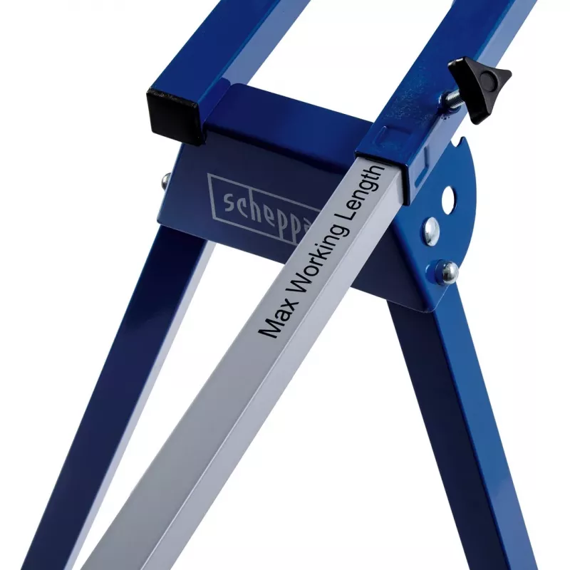 Pjūklo stovas kampiniam pjūklui Scheppach UMF1550, metalinis 4 kojų, maks. apkrova 150 kg, maks. ilgis 194,5 cm