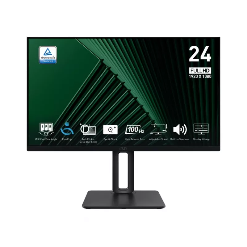 MSI Pro MP245PG 24 colių IPS FHD HDMI/DP Pivot – plokščiasis ekranas – 61 cm