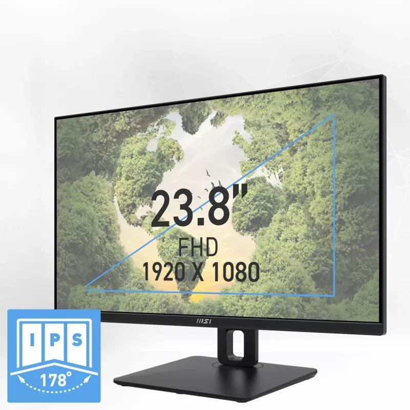 MSI Pro MP245PG 24 colių IPS FHD HDMI/DP Pivot – plokščiasis ekranas – 61 cm