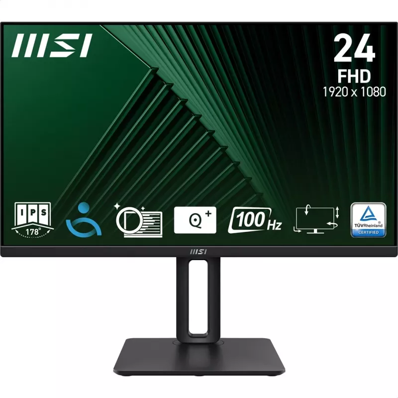 MSI Pro MP245PG 24 colių IPS FHD HDMI/DP Pivot – plokščiasis ekranas – 61 cm