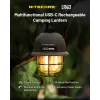 USB maitinamas kempingo žibintas Nitecore LR40 100 lm Alyvuoginis