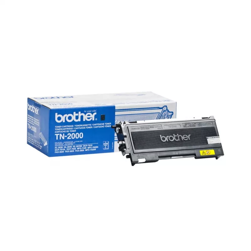 Originalus kasečių toneris Brother TN-2000 2500 puslapių Juoda
