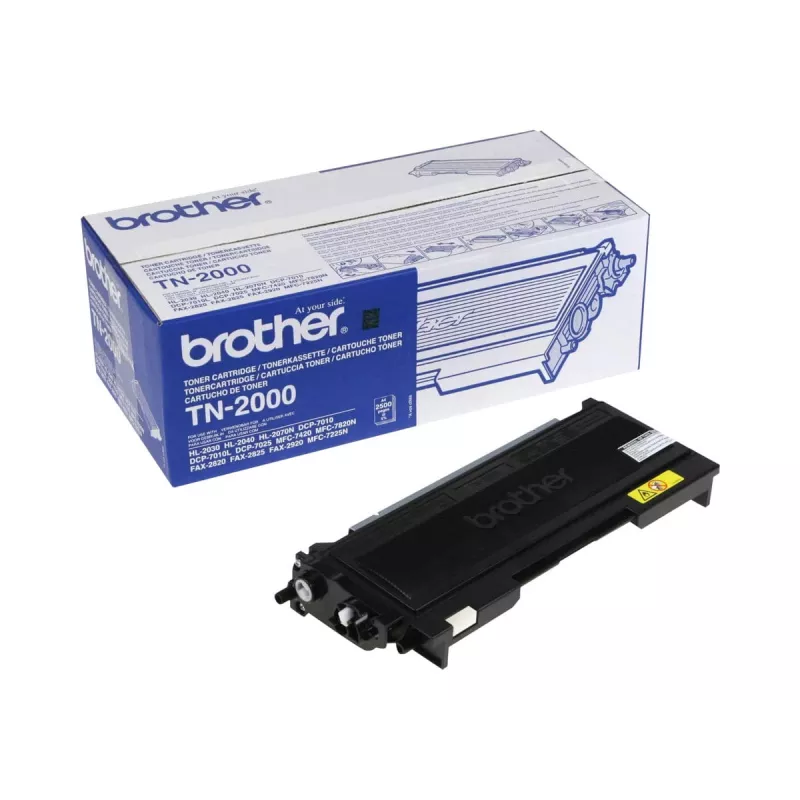 Originalus kasečių toneris Brother TN-2000 2500 puslapių Juoda