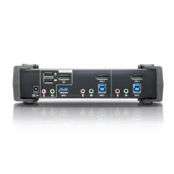 ATEN 2 prievadų USB 3.1 Gen 1 4K DisplayPort 1.2 KVMP™ jungiklis su garsu (KVM kabeliai įtraukti)