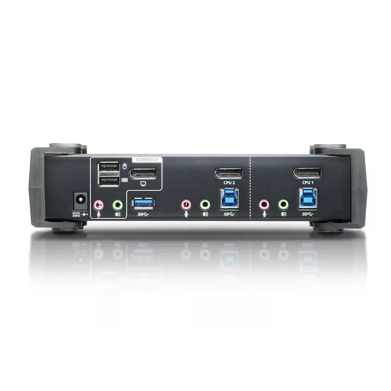 ATEN 2 prievadų USB 3.1 Gen 1 4K DisplayPort 1.2 KVMP™ jungiklis su garsu (KVM kabeliai įtraukti)